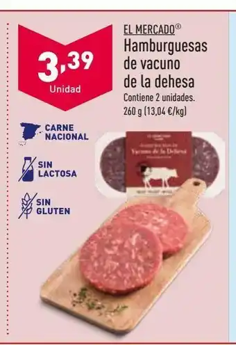 ALDI Hamburguesas de vacuno oferta