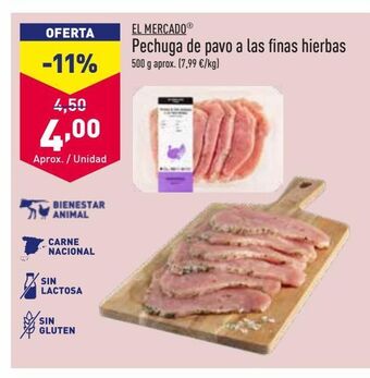 ALDI Pechuga de pavo oferta