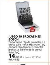 Coferdroza Brocas para metal bosch oferta