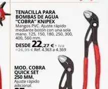 Coferdroza Bomba de agua cobra oferta