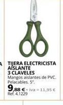 Coferdroza 3 claveles mangos aislantes de pvc. pelacables. 5. 9,88 €-iva-11,95 € ref. 4.1229 oferta