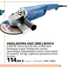 Coferdroza Amoladora bosch oferta