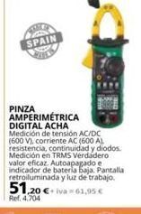 Coferdroza Pinza amperimétrica oferta