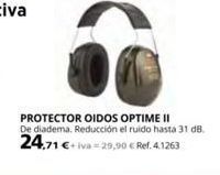 Coferdroza Protector oidos optime ii de diadema. reducción el ruido hasta 31 db. 24,71 € +iva 29,90 € ref. 4.1263 oferta