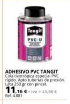 Coferdroza Tangit adhesivo pvc tangit cola tixotrópica especial pvc rigido. apto tuberías de presión. lata 250 gr con pincel, 11.16€+i oferta