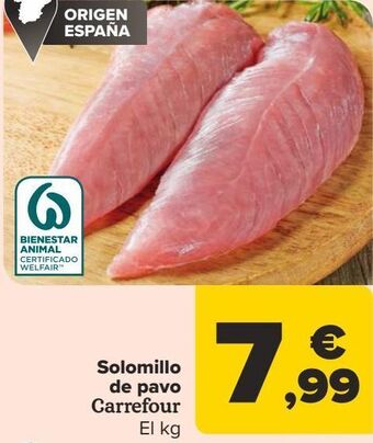 Carrefour Solomillo de pavo carrefour oferta