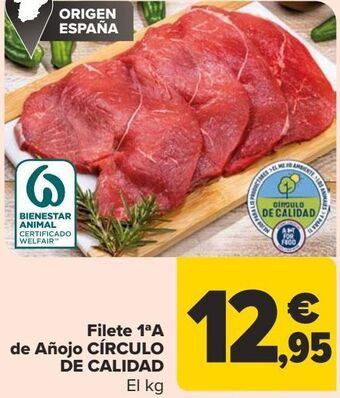 Carrefour Filete 1ª a de añojo círculo de calidad oferta