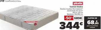 Carrefour Pikolin colchón ondine oferta