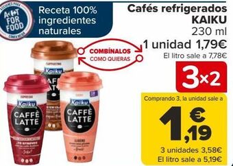 Carrefour Cafés refrigerados kaiku oferta