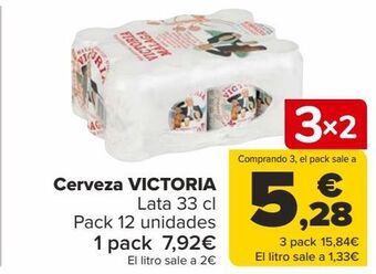 Carrefour Cerveza victoria oferta