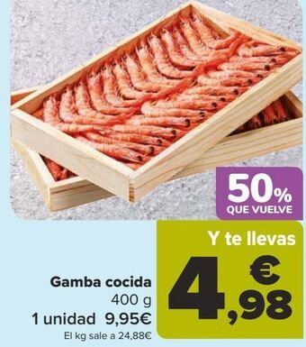 Carrefour Gambas cocida oferta