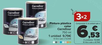 Carrefour Pintura plástica color carrefour oferta