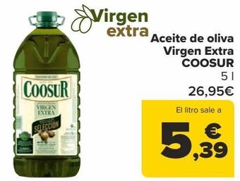 Carrefour Aceite de oliva virgen extra coosur oferta