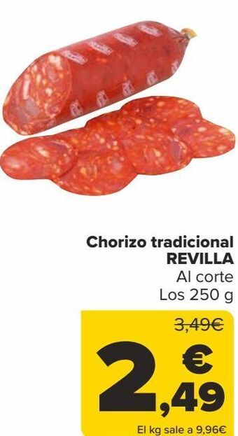 Carrefour Chorizo tradicional revilla oferta
