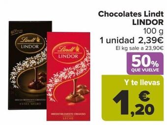 Carrefour Chocolates lindt lindor oferta