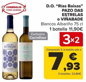 Carrefour D.o. ''rías baixas'' pazo das estrelas o viñabade oferta