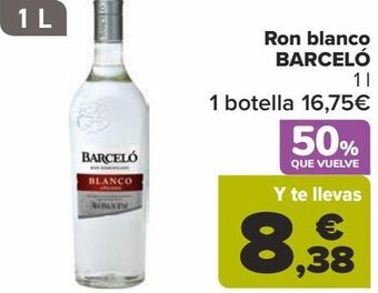Carrefour Ron blanco barceló oferta