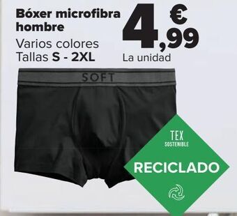 Carrefour Bóxer microfibra hombre oferta