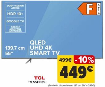 Carrefour Tcl tv 55c635 oferta