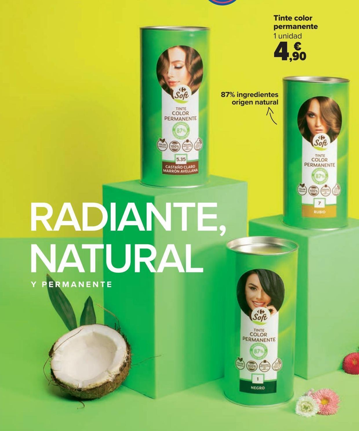 Carrefour Tinte de color permanente oferta
