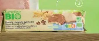 Carrefour Galletas digestive avena con chocolate oferta