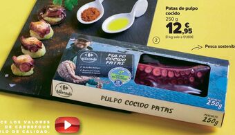 Carrefour Patas de pulpo cocido oferta