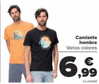 Carrefour Camiseta hombre oferta