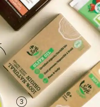 Carrefour Jabón sólido bio para cara y cuerpo con aceite de oliva oferta
