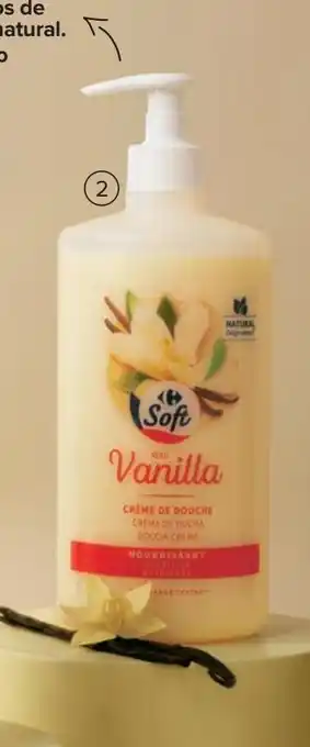 Carrefour Crema de ducha con vainilla oferta