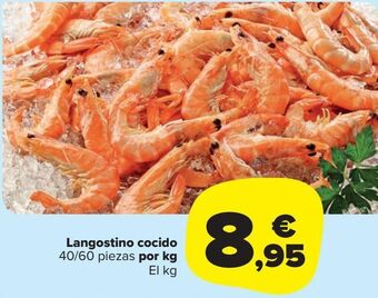 Carrefour Market Langostino cocido oferta