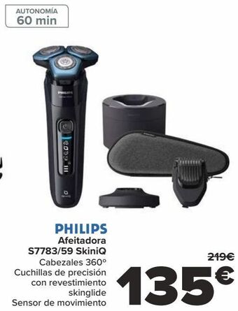 Carrefour Philips afeitadora s7783/59 skiniq oferta