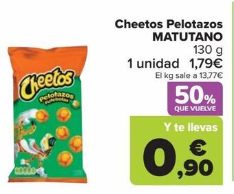 Carrefour Market Cheetos pelotazos matutano oferta