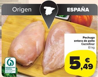 Carrefour Market Pechuga entera de pollo carrefour oferta