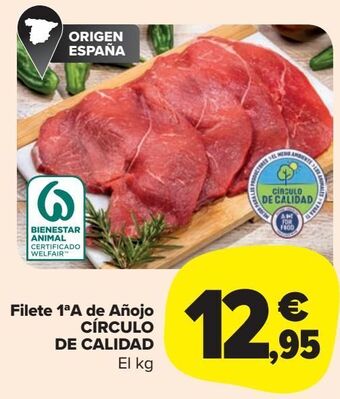 Carrefour Market Filete 1ª a de añojo círculo de calidad oferta