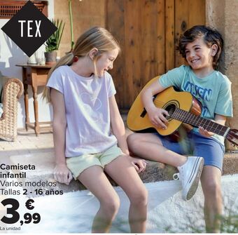 Carrefour Camiseta infantil oferta