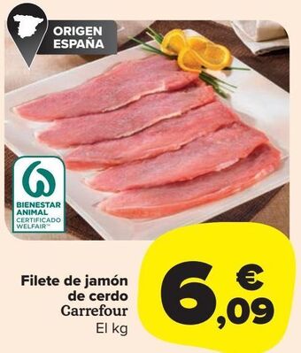 Carrefour Market Filete de jamón de cerdo carrefour oferta