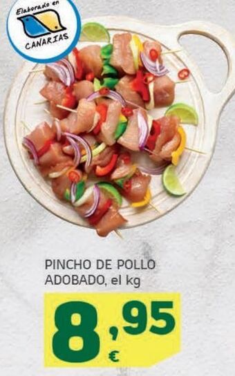 HiperDino Pincho de pollo adobado oferta