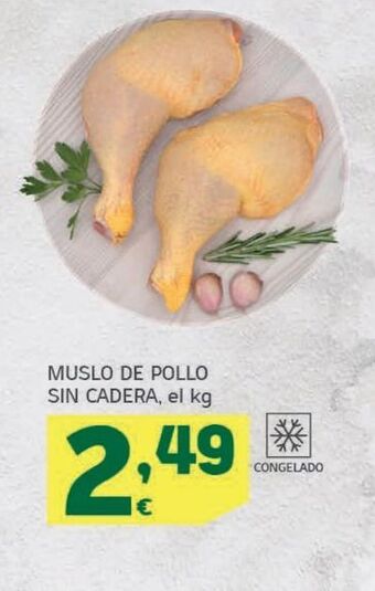 HiperDino Muslo de pollo sin cadera oferta