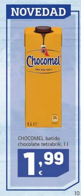 HiperDino Batido de chocolate tetrabrik chocomel oferta