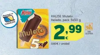 HiperDino Mulato helado kalise oferta