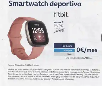 Movistar Fitbit versa 3 oferta
