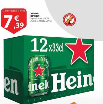 Alcampo Cerveza heineken oferta