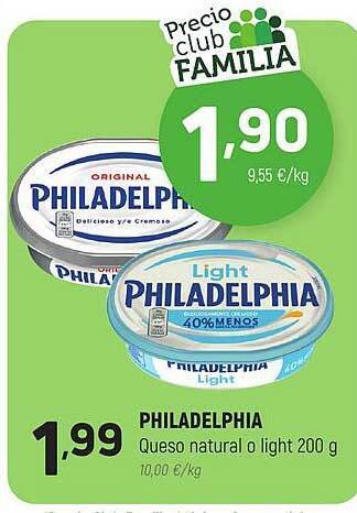 Coviran Philadelphia queso natural o light oferta