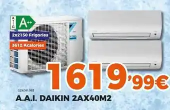 Expert A.a.i. daikin 2ax40m2 oferta