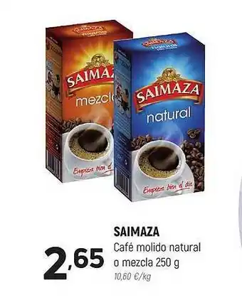 Coviran Saimaza café molido natural o mezcla oferta