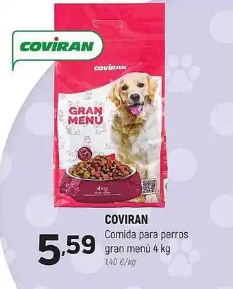 Coviran Coviran comida para perros gran menú oferta
