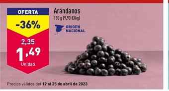 ALDI Arándanos oferta