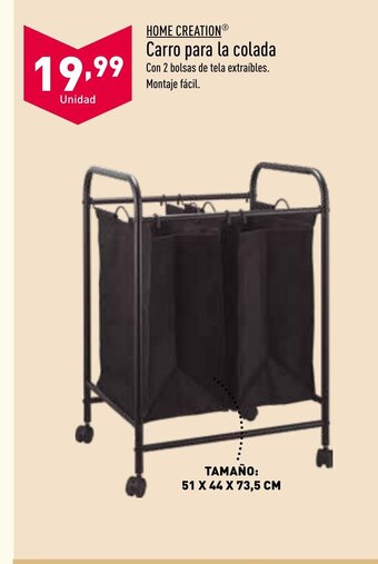 ALDI Home Creation Carro Para La Colada oferta