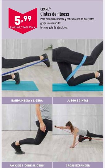ALDI Crane Cintas de Fitness oferta