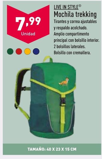 ALDI Live In Style Mochila Trekking oferta